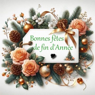 Bonnes fêtes de fin d'année 